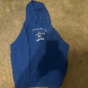 Blue thrasher hoodie